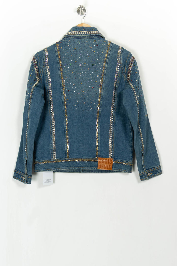 Veste en Jean Bleu - Taille XS/34 de la marque Zadig&amp;Voltaire | PARAD114854 - Vendu par Paradigme - Image 5