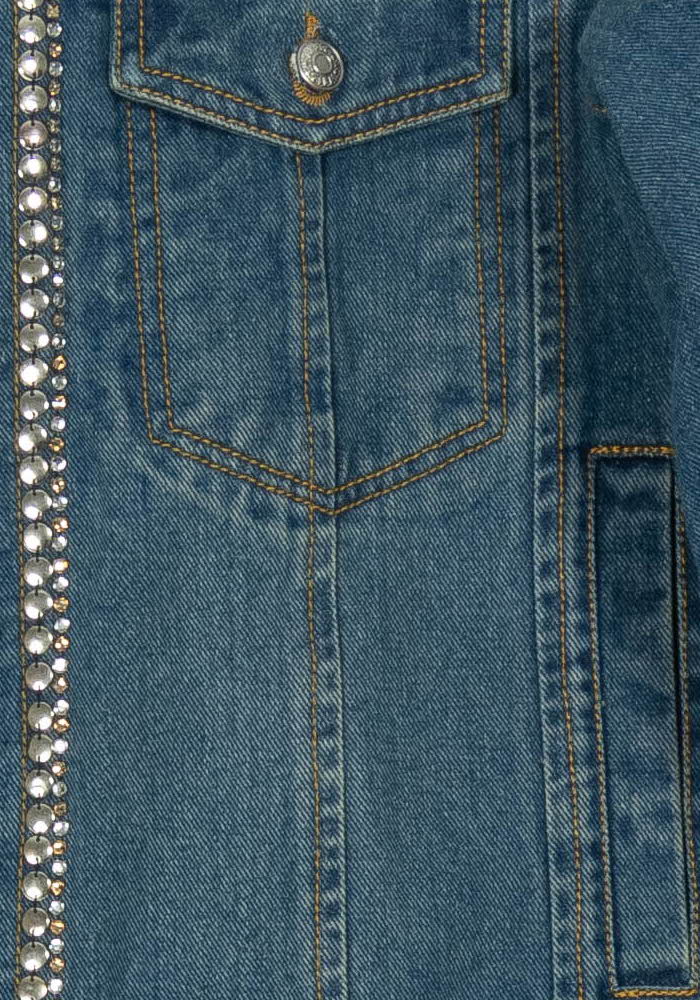 Veste en Jean Bleu - Taille XS/34 de la marque Zadig&amp;Voltaire | PARAD114854 - Vendu par Paradigme - Image 3