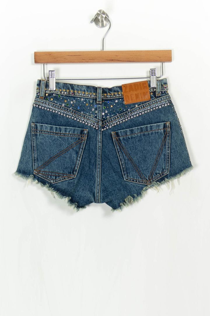 Short en Jean Bleu - Taille S/36 de la marque Zadig&amp;Voltaire | PARAD114856 - Vendu par Paradigme - Image 5