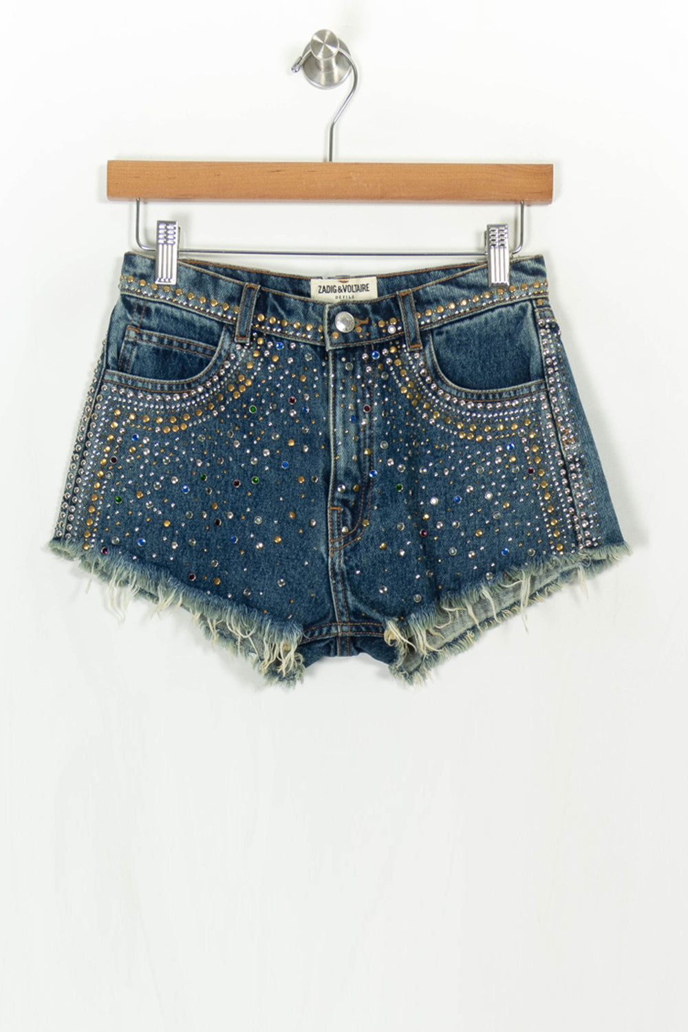 Short en Jean Bleu - Taille S/36 de la marque Zadig&Voltaire | PARAD114856 - Vendu par Paradigme - Image 2