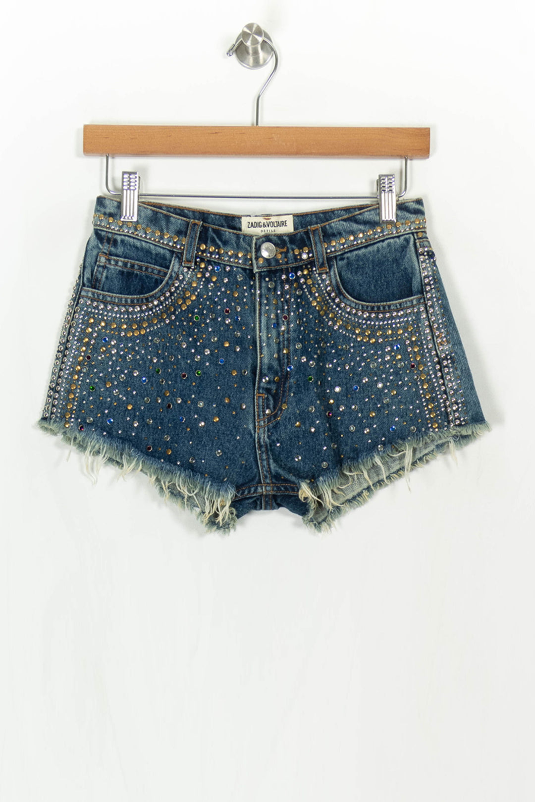 Short en Jean Bleu - Taille S/36 de la marque Zadig&amp;Voltaire | PARAD114856 - Vendu par Paradigme - Image 2