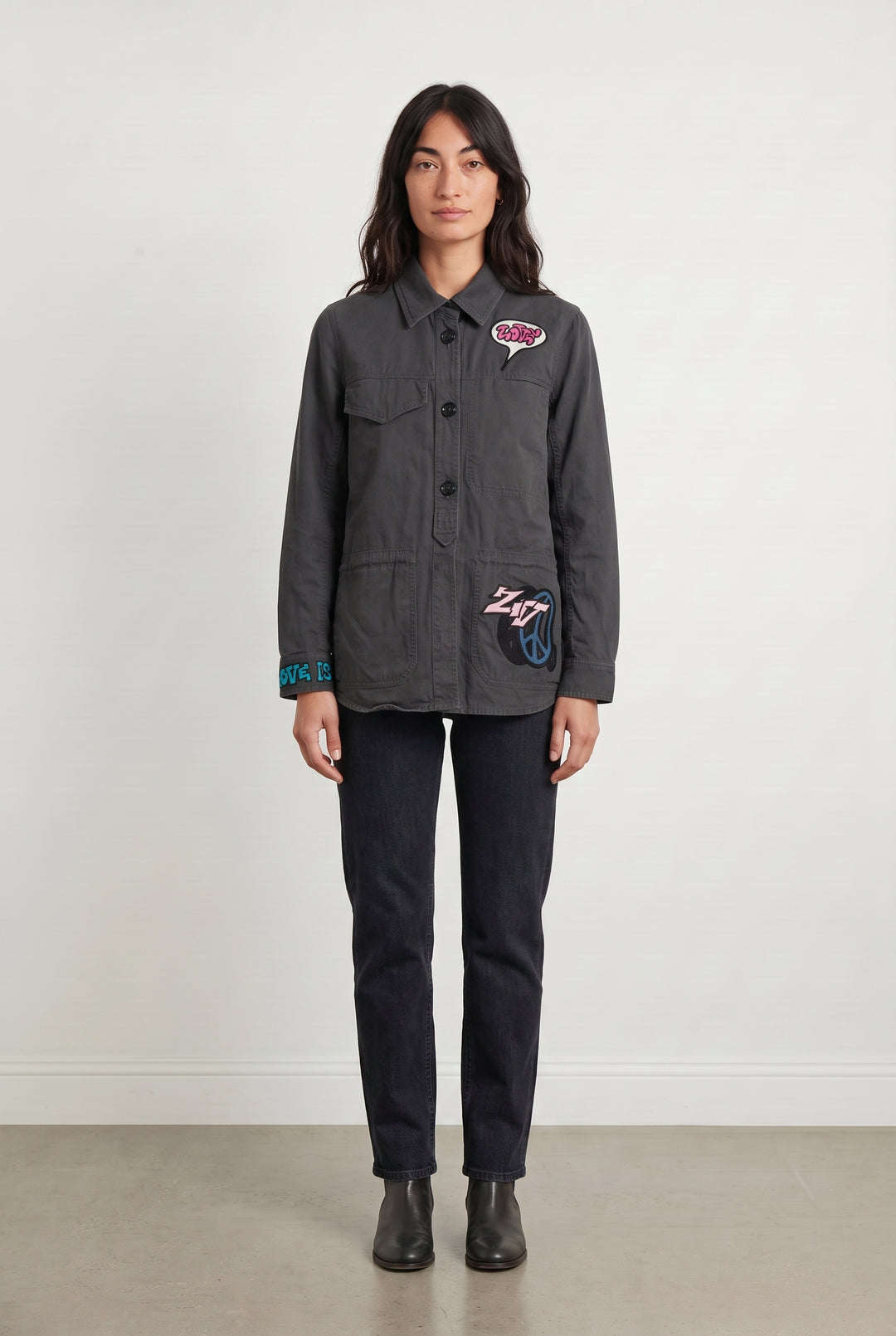 Veste Gris - Taille XS/34 de la marque Zadig&amp;Voltaire | PARAD114858 - Vendu par Paradigme - Image 1