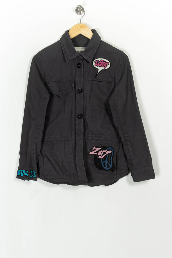 Veste Gris - Taille XS/34 de la marque Zadig&amp;Voltaire | PARAD114858 - Vendu par Paradigme - Image 2