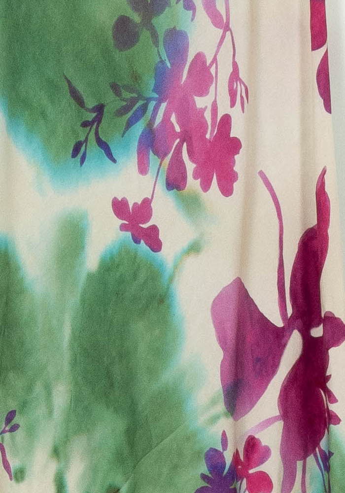 Jupe Longue Verte et Violette - Taille M/38 de la marque La Fée Maraboutée | PARAD114861 - Vendu par Paradigme - Image 3