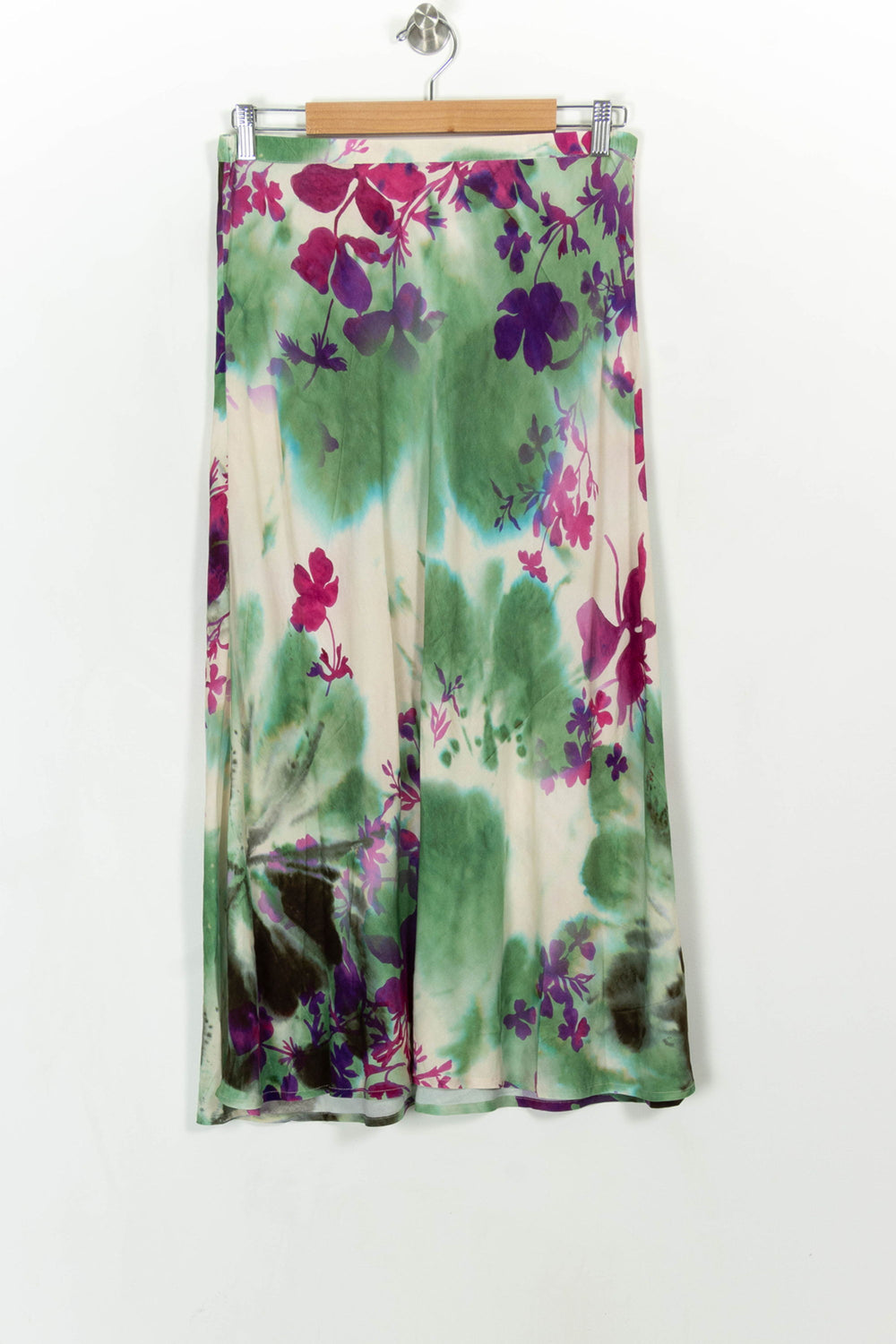 Jupe Longue Verte et Violette - Taille M/38 de la marque La Fée Maraboutée | PARAD114861 - Vendu par Paradigme - Image 2