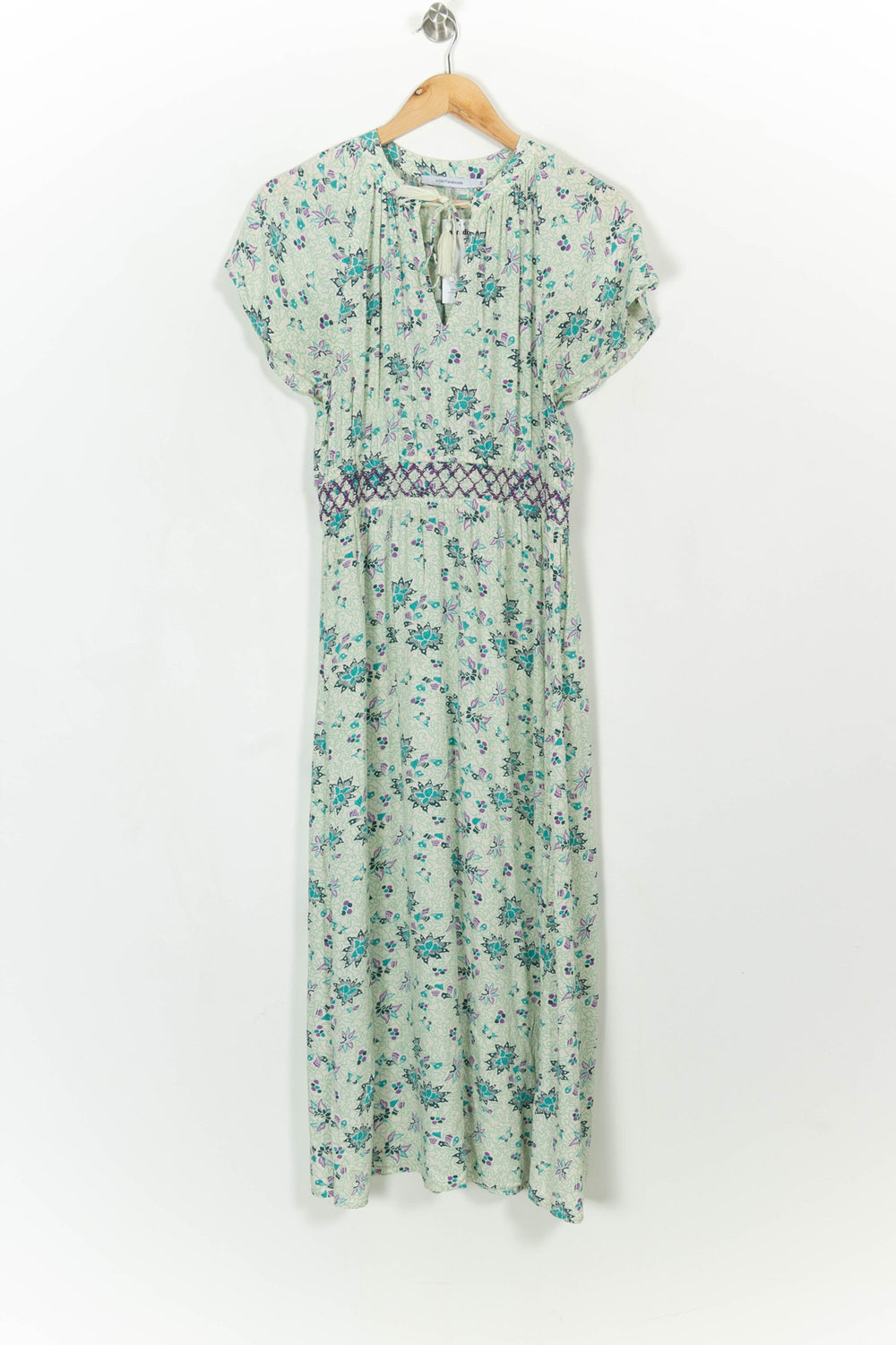 Robe Longue Verte et Violette - Taille M/38 de la marque La Fée Maraboutée | PARAD114862 - Vendu par Paradigme - Image 2