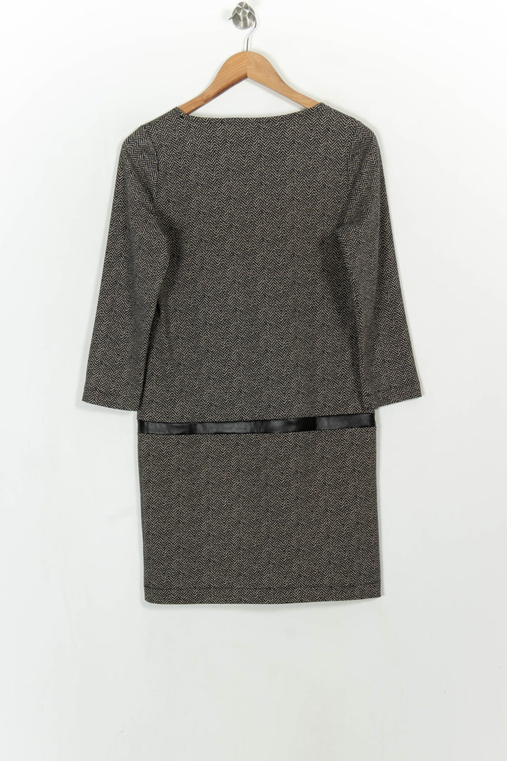 Robe Noire et Grise - Taille S/36 de la marque La Fée Maraboutée | PARAD114865 - Vendu par Paradigme - Image 5