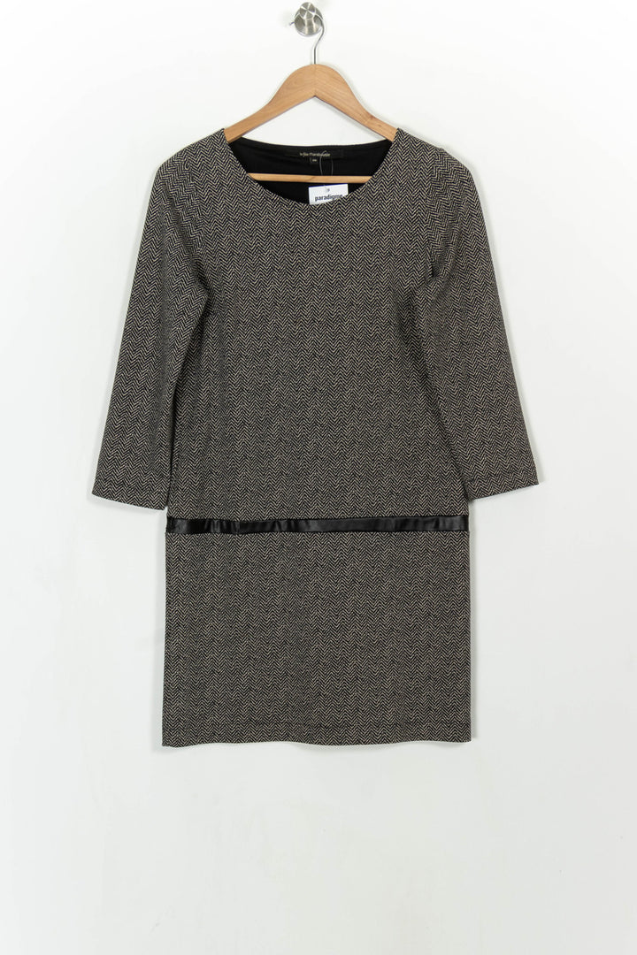 Robe Noire et Grise - Taille S/36 de la marque La Fée Maraboutée | PARAD114865 - Vendu par Paradigme - Image 2