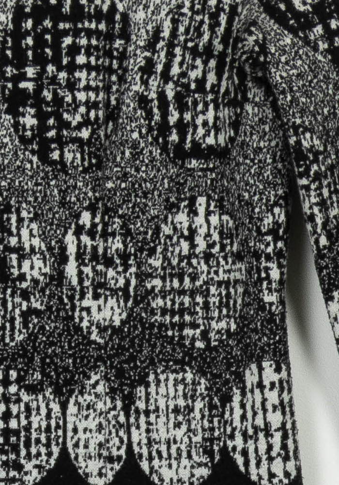 Robe Noire et Grise - Taille XS/34 de la marque La Fée Maraboutée | PARAD114867 - Vendu par Paradigme - Image 3