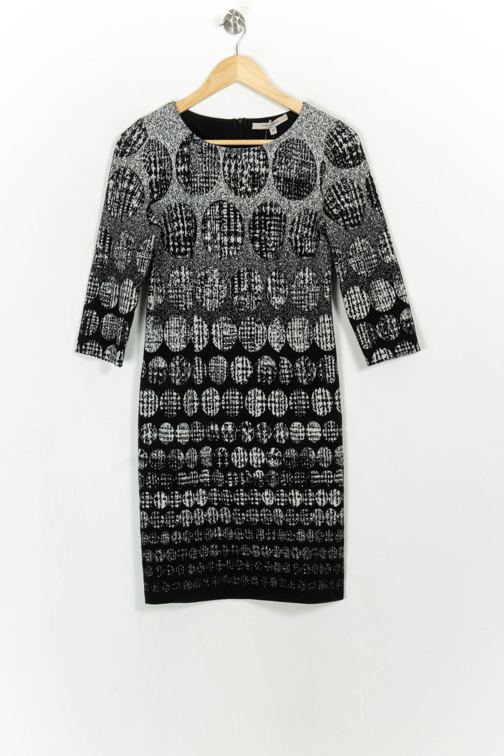 Robe Noire et Grise - Taille XS/34 de la marque La Fée Maraboutée | PARAD114867 - Vendu par Paradigme - Image 2
