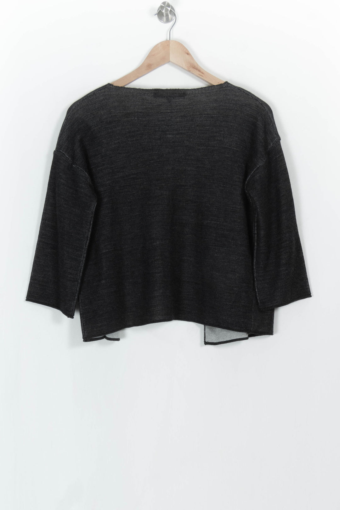 Cardigan Gris et Noir - Taille XS/34 de la marque La Fée Maraboutée | PARAD114871 - Vendu par Paradigme - Image 5