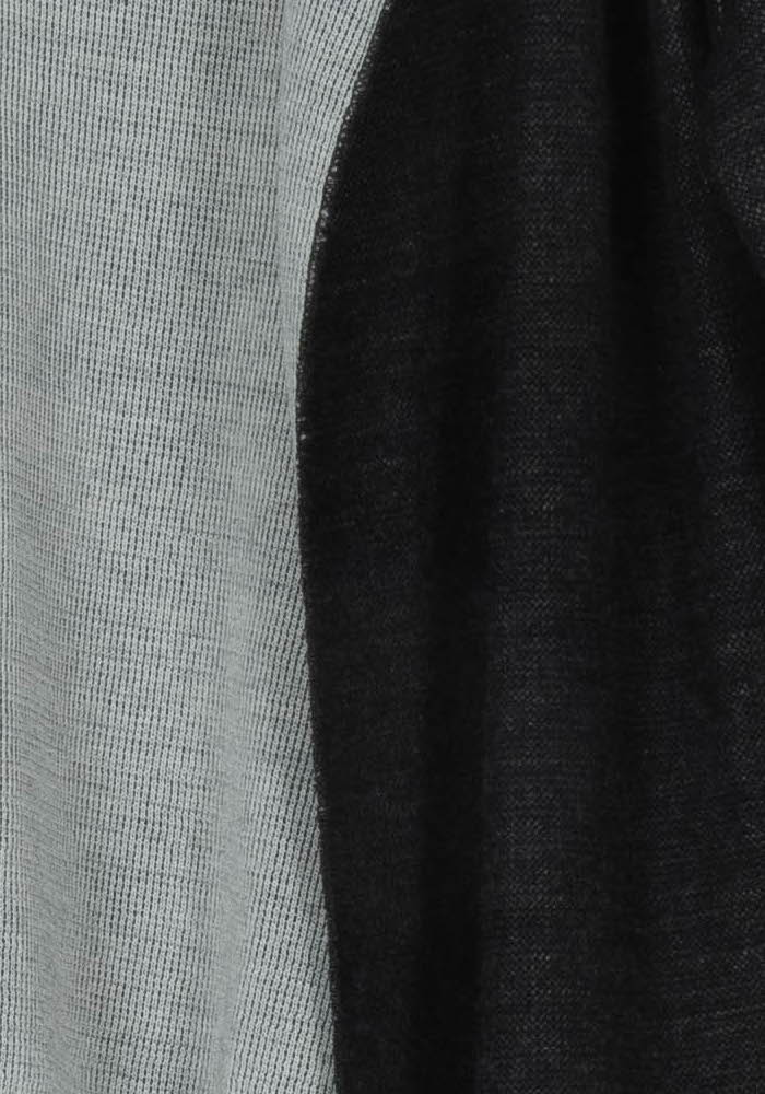 Cardigan Gris et Noir - Taille XS/34 de la marque La Fée Maraboutée | PARAD114871 - Vendu par Paradigme - Image 3