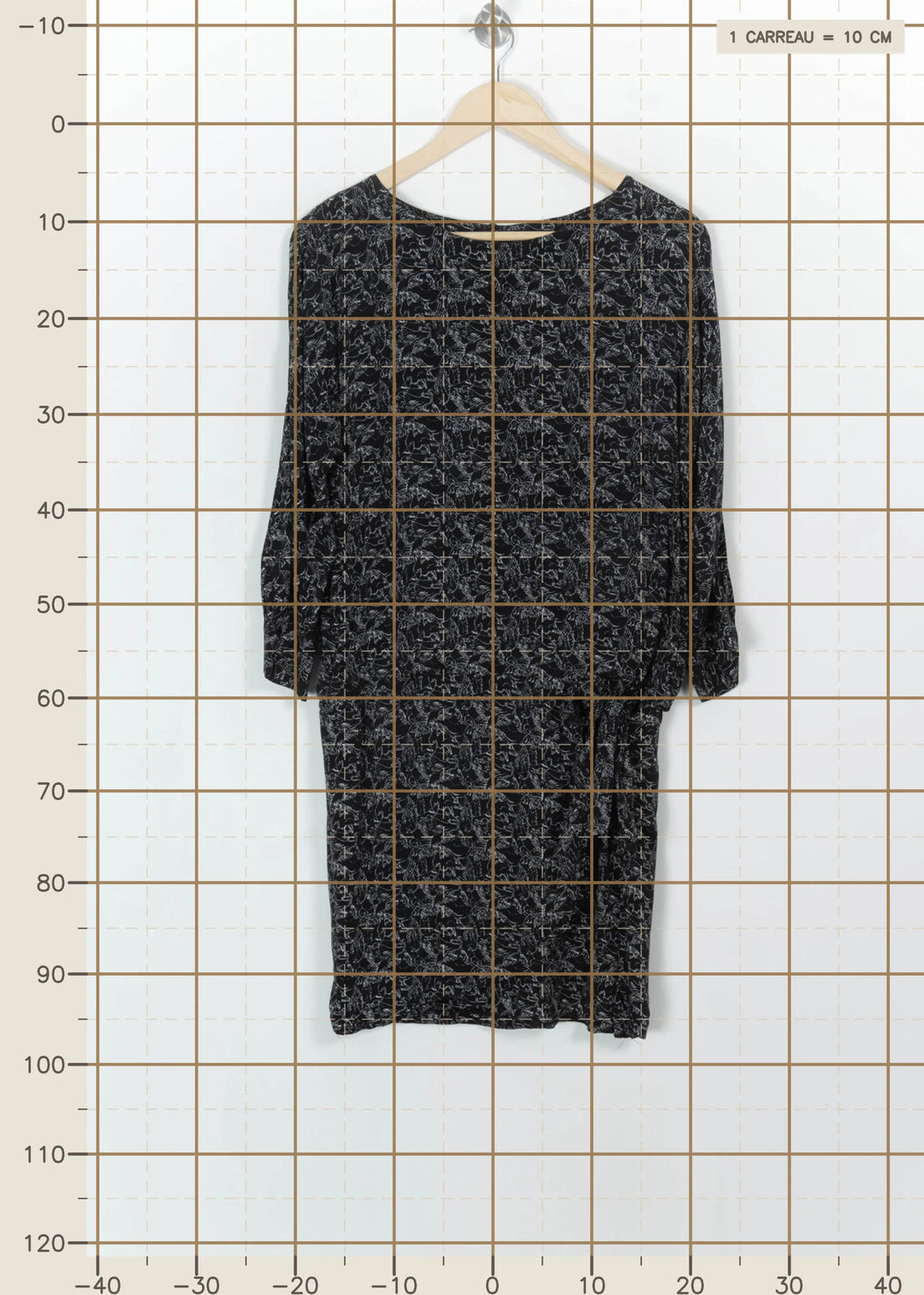 Robe Courte Noire et Blanche - Taille L/40 de la marque Comptoir des Cotonniers | PARAD114872 - Vendu par Paradigme - Image 4