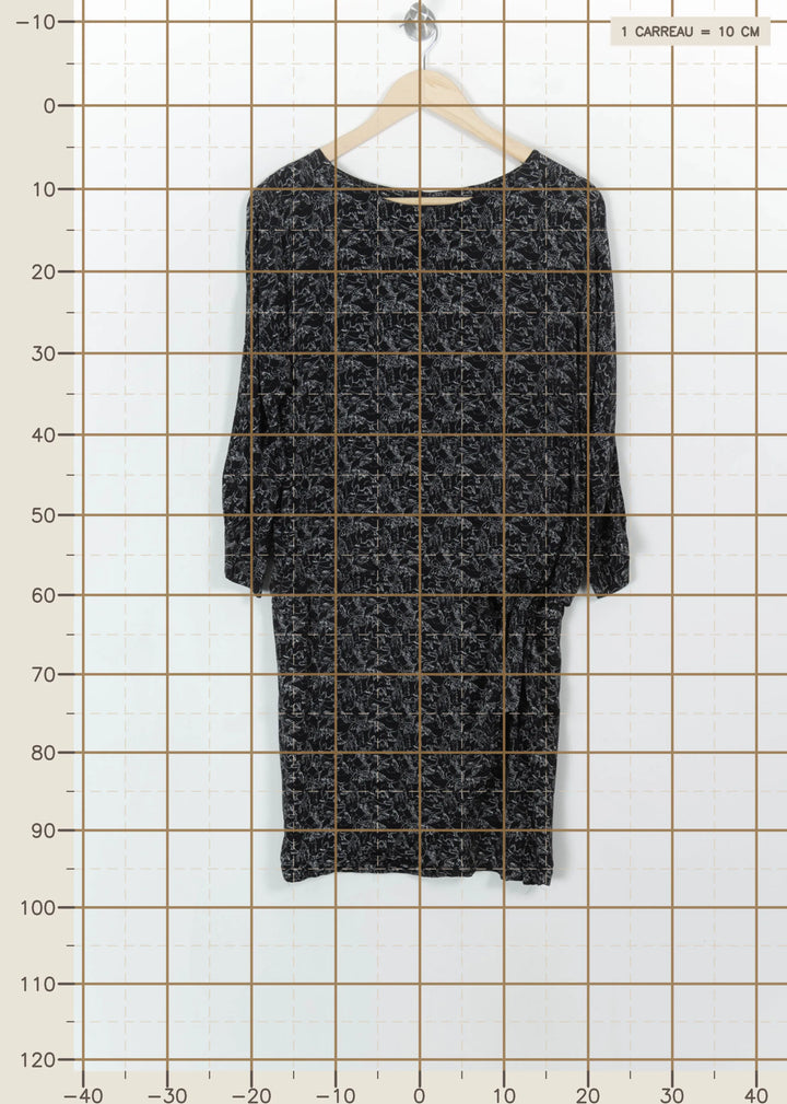 Robe Courte Noire et Blanche - Taille L/40 de la marque Comptoir des Cotonniers | PARAD114872 - Vendu par Paradigme - Image 4