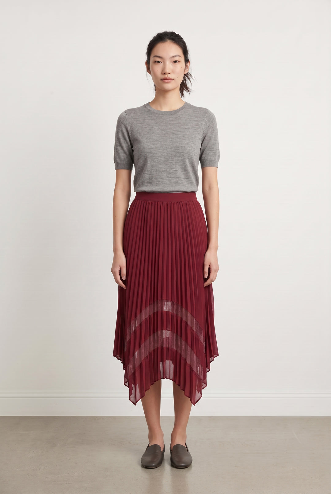 Jupe Bordeaux - Taille XS/34