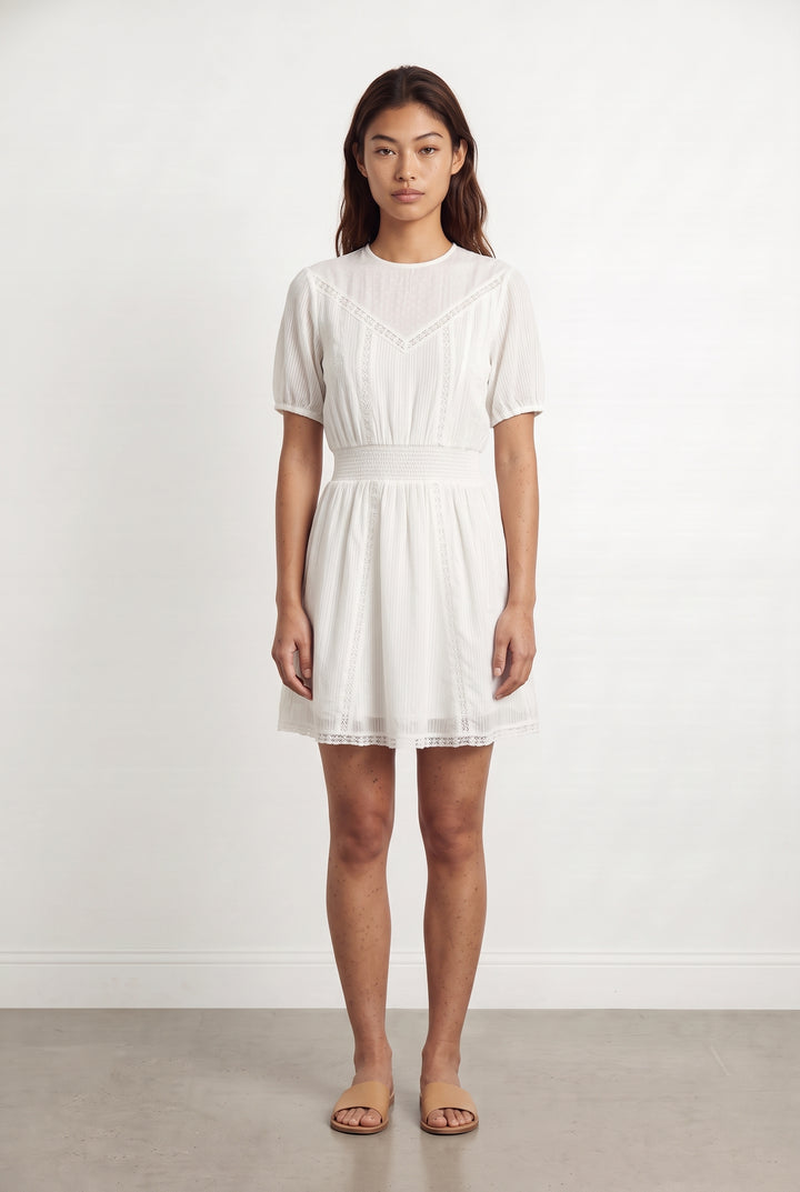 Robe Courte Beige - Taille S/36