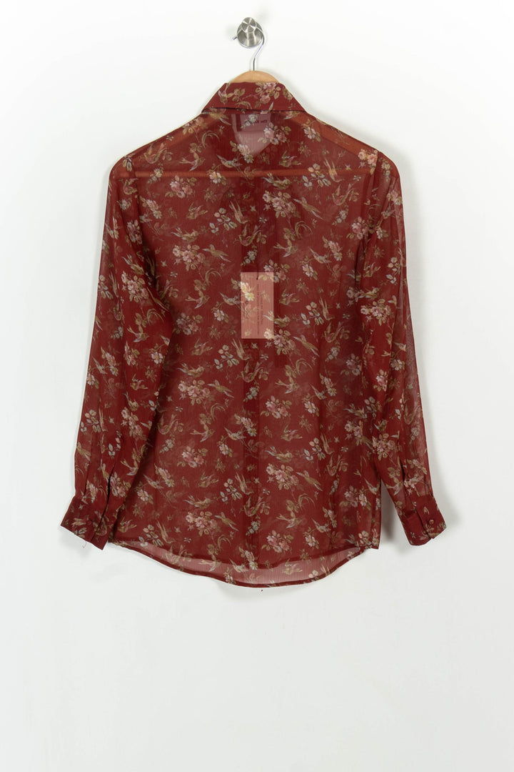 Chemisier Rouge - Taille XS/34