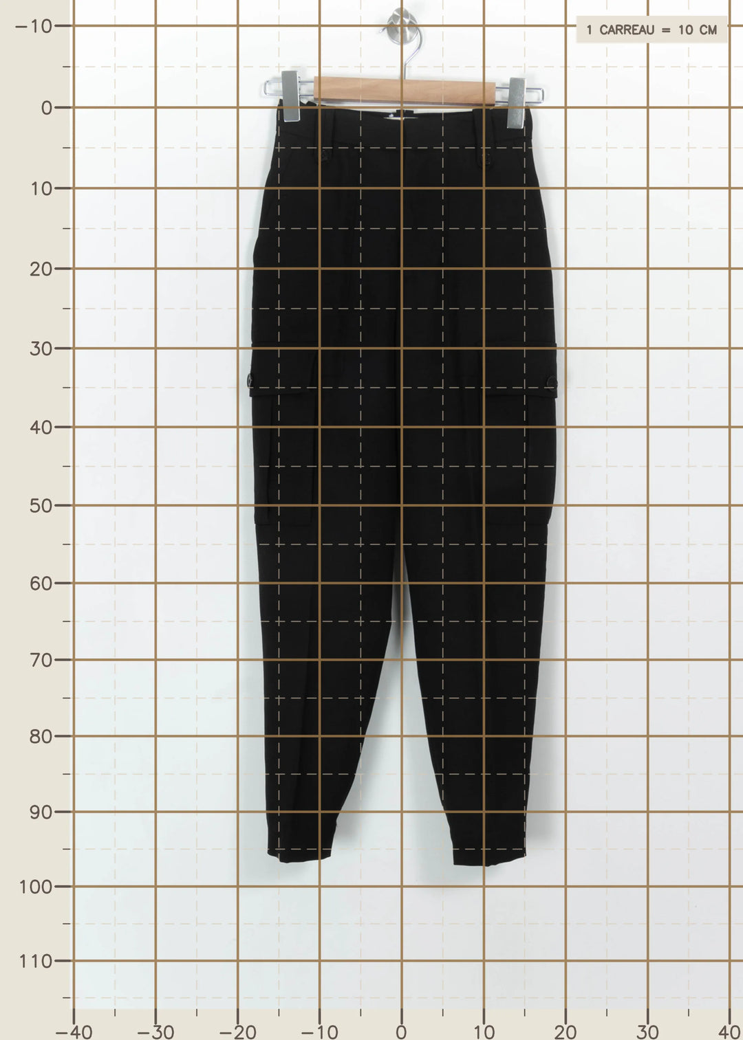 Pantalon Cargo Noir - Taille XS/34 de la marque Zadig&amp;Voltaire | PARAD115045 - Vendu par Paradigme - Image 4