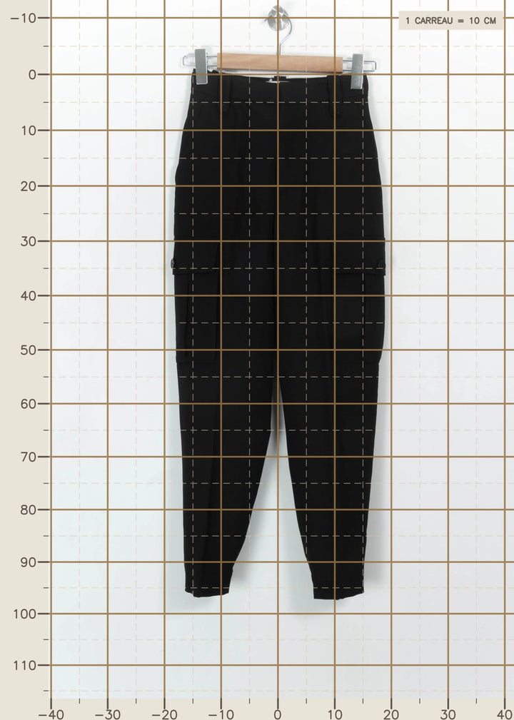 Pantalon Cargo Noir - Taille XS/34 de la marque Zadig&amp;Voltaire | PARAD115045 - Vendu par Paradigme - Image 4