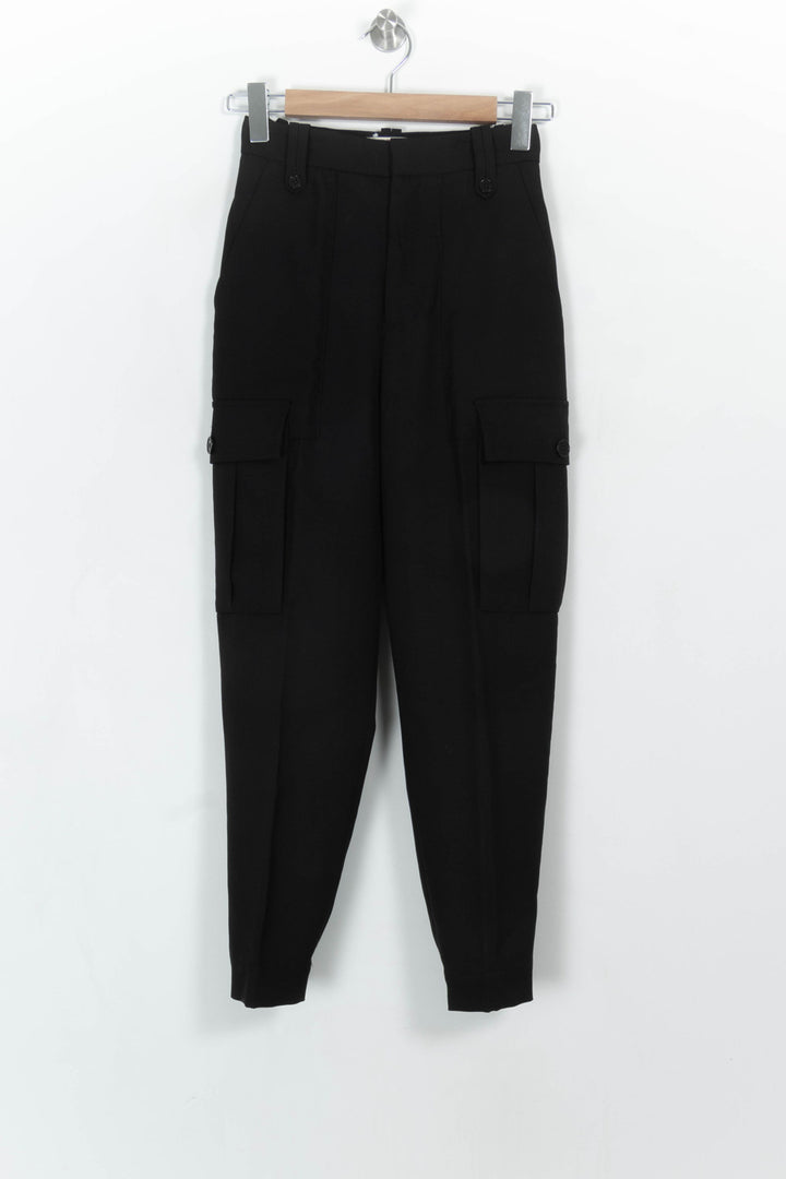 Pantalon Cargo Noir - Taille XS/34 de la marque Zadig&amp;Voltaire | PARAD115045 - Vendu par Paradigme - Image 2