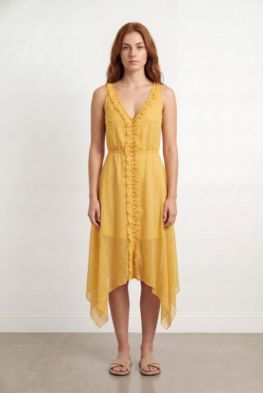 Robe Courte Jaune - Taille S/36
