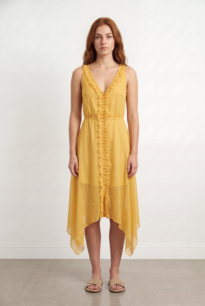 Robe Courte Jaune - Taille S/36