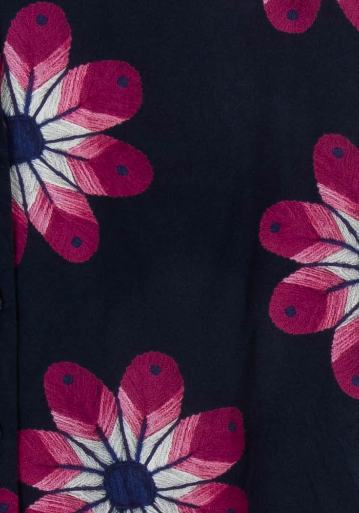 Chemise Bleue et Rose - Taille M/38 de la marque Soi Paris | PARAD115060 - Vendu par Paradigme - Image 3