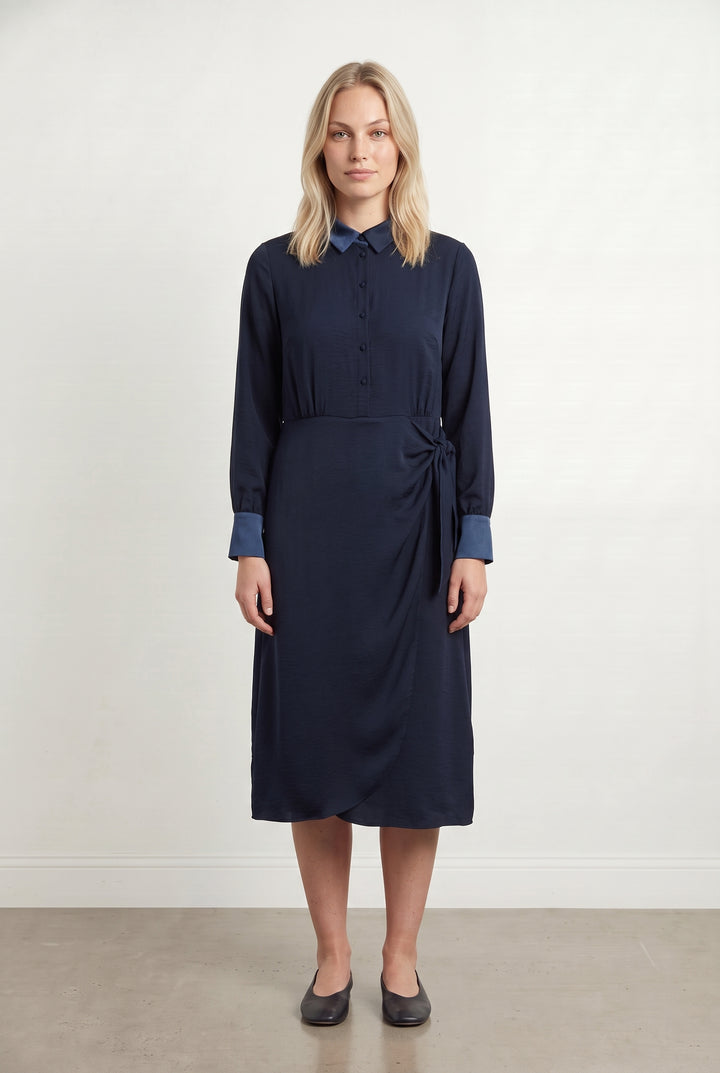 Robe Chemise Bleue - Taille L/40 de la marque Maison 123 | PARAD115063 - Vendu par Paradigme - Image 1