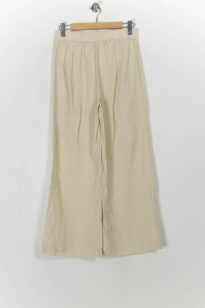 Pantalon Large Beige - Taille L/40 de la marque Maison 123 | PARAD115064 - Vendu par Paradigme - Image 5