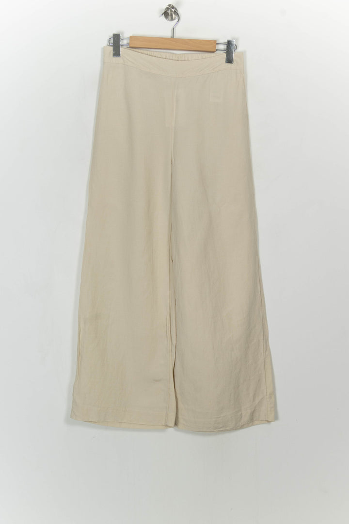 Pantalon Large Beige - Taille L/40 de la marque Maison 123 | PARAD115064 - Vendu par Paradigme - Image 2