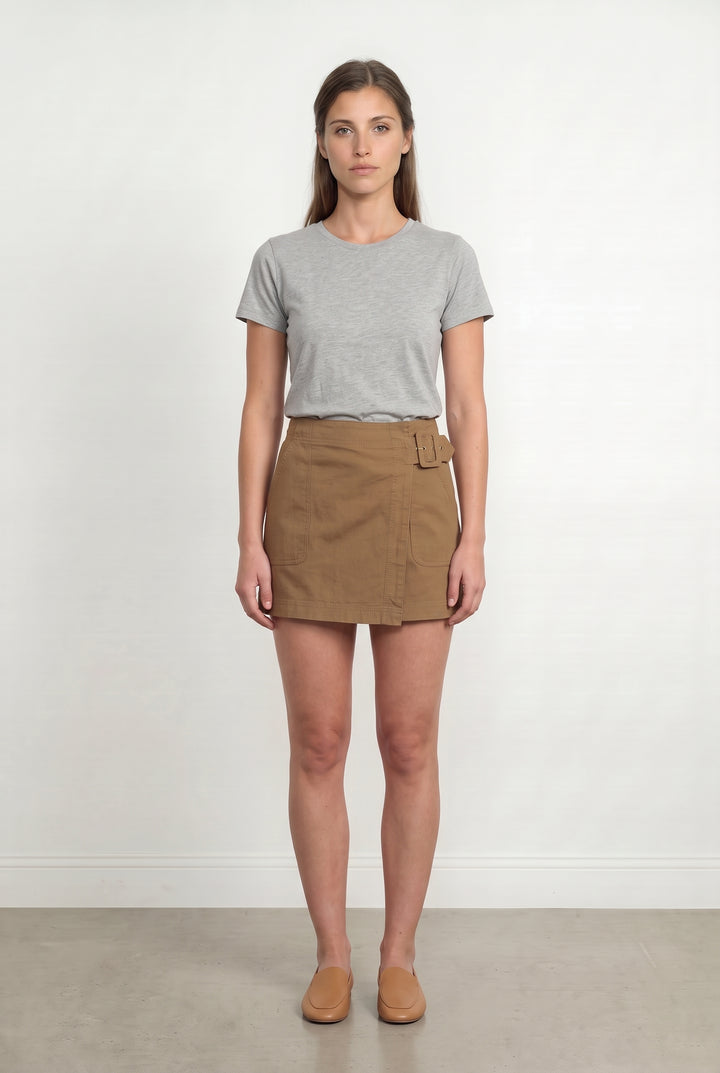 Jupe Portefeuille Beige - Taille M/38 de la marque Des petits hauts | PARAD115065 - Vendu par Paradigme - Image 1