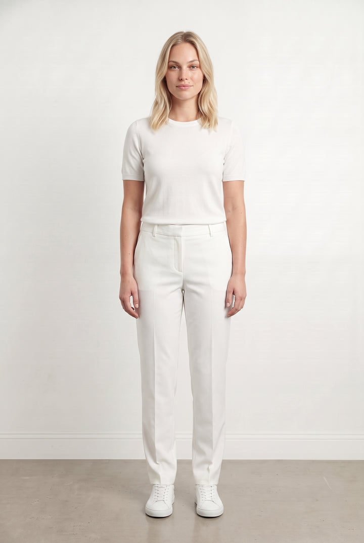 Pantalon Blanc - Taille L/40 de la marque Caroll | PARAD115066 - Vendu par Paradigme - Image 1