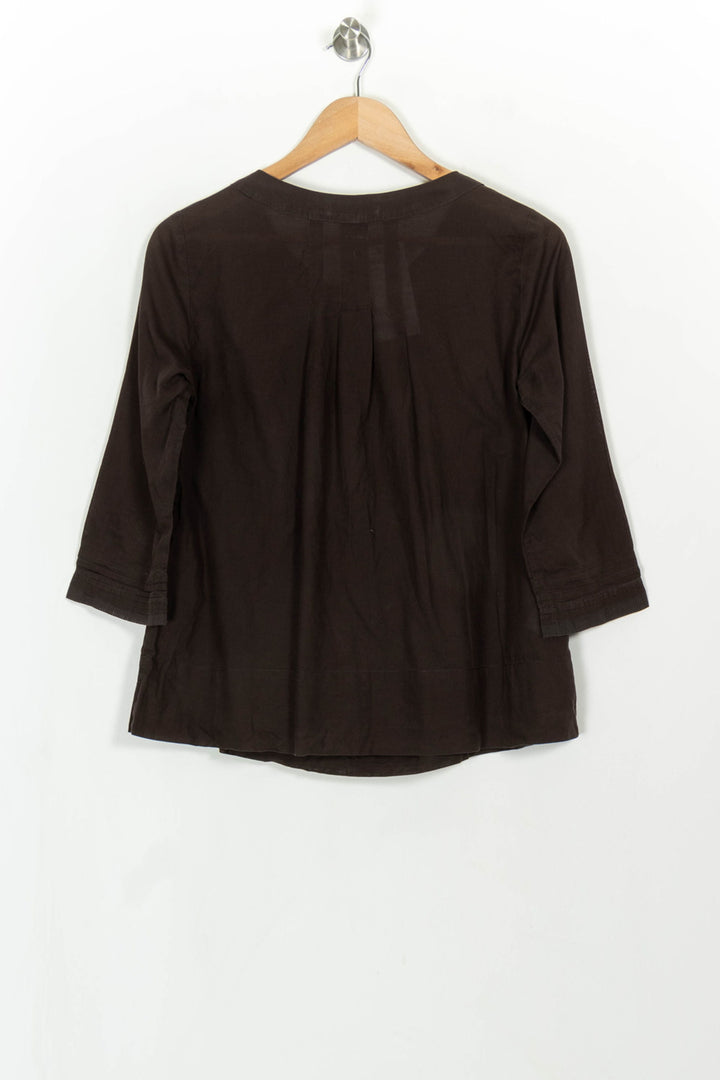Blouse Marron - Taille M/38 de la marque Comptoir des Cotonniers | PARAD115067 - Vendu par Paradigme - Image 5