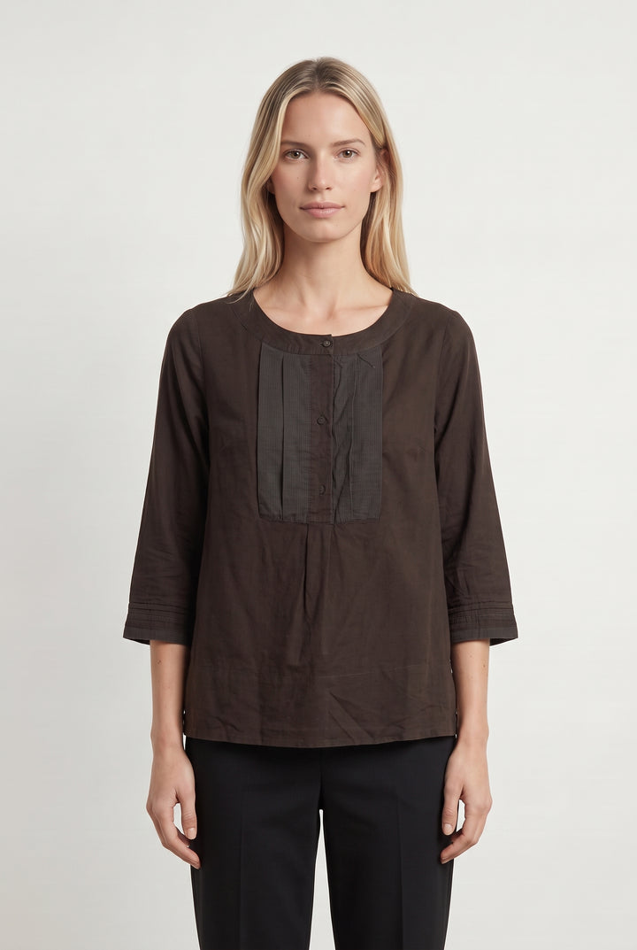 Blouse Marron - Taille M/38 de la marque Comptoir des Cotonniers | PARAD115067 - Vendu par Paradigme - Image 1