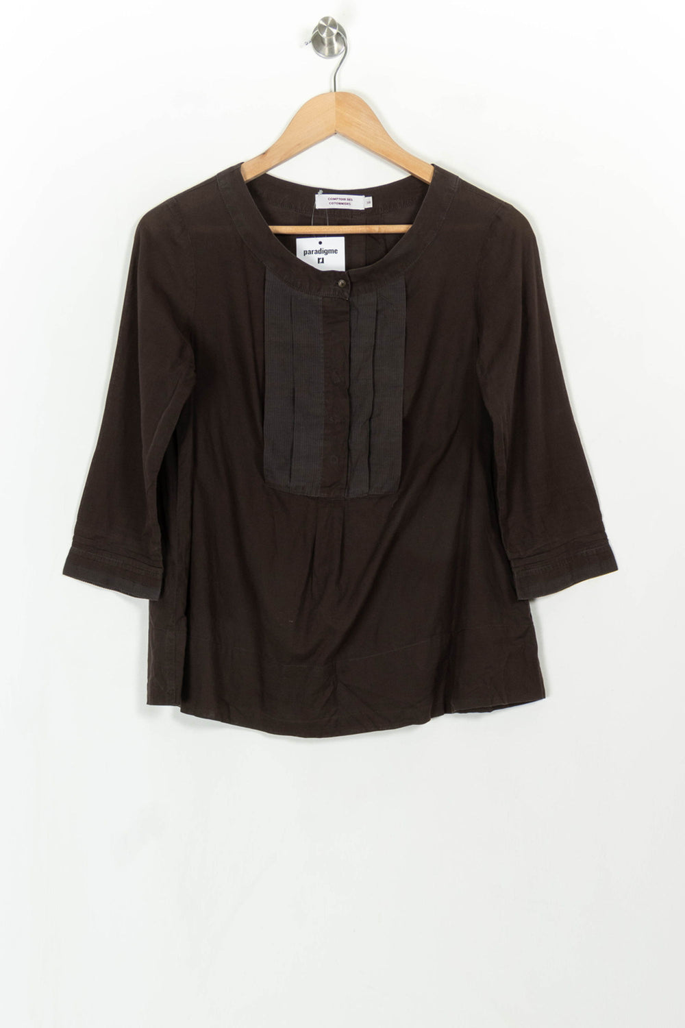 Blouse Marron - Taille M/38 de la marque Comptoir des Cotonniers | PARAD115067 - Vendu par Paradigme - Image 2
