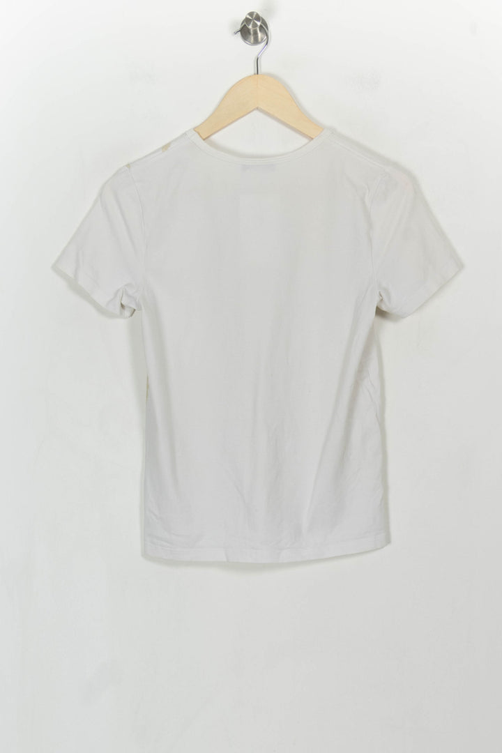 Tee-shirt Blanc et Beige - Taille M/38 de la marque IKKS | PARAD115068 - Vendu par Paradigme - Image 5