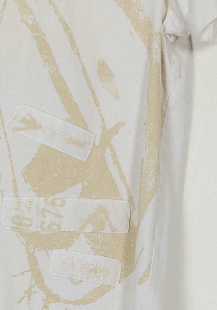 Tee-shirt Blanc et Beige - Taille M/38 de la marque IKKS | PARAD115068 - Vendu par Paradigme - Image 3