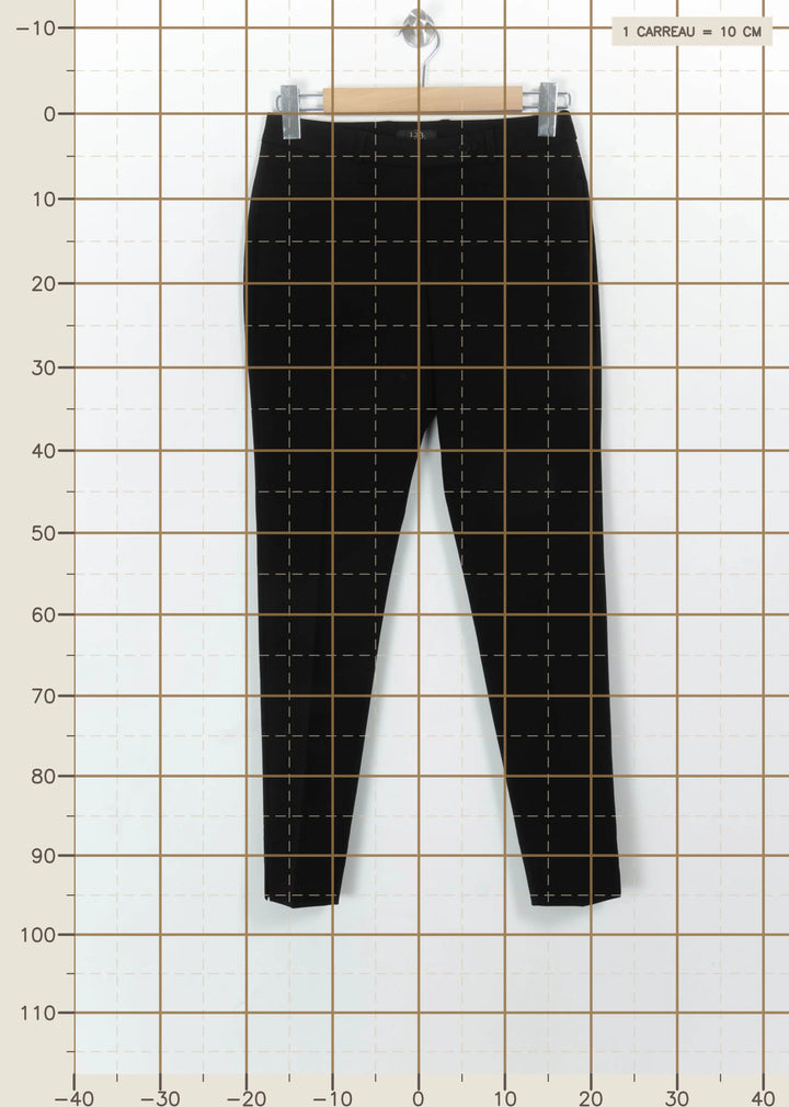 Pantalon Cigarette Noir - Taille S/36 de la marque Maison 123 | PARAD115069 - Vendu par Paradigme - Image 4