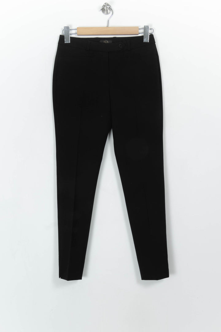 Pantalon Cigarette Noir - Taille S/36 de la marque Maison 123 | PARAD115069 - Vendu par Paradigme - Image 2