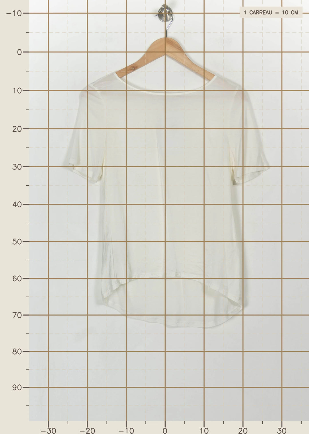 T-Shirt Blanc - Taille S/36 de la marque Comptoir des Cotonniers | PARAD115070 - Vendu par Paradigme - Image 4