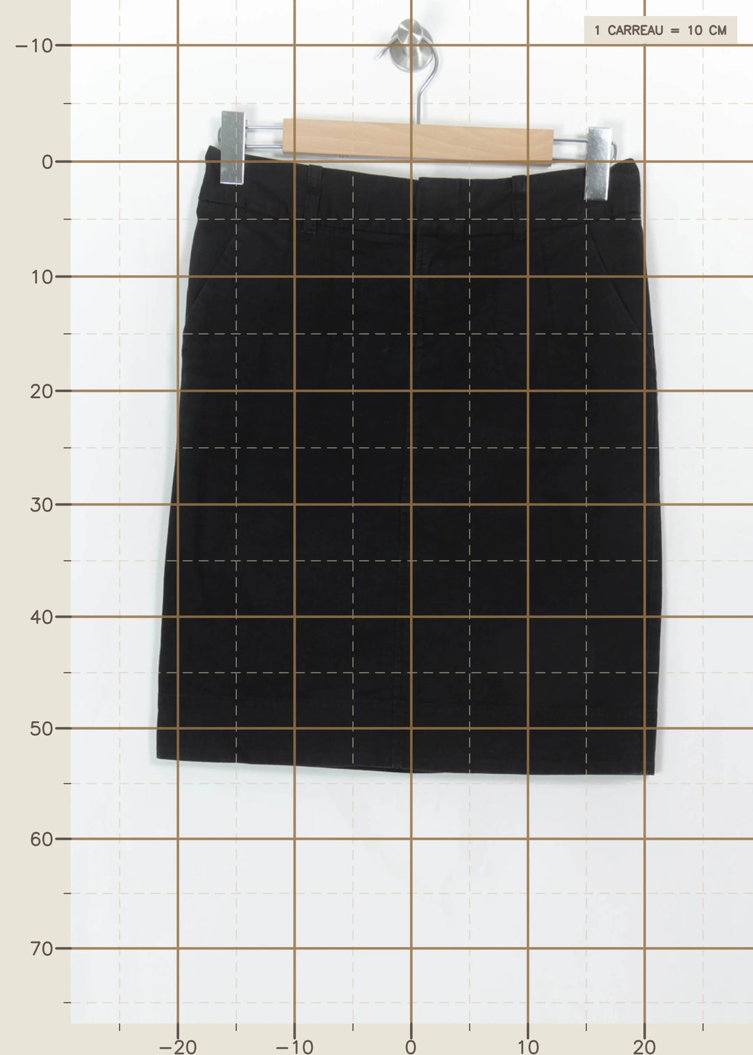 Jupe Droite Noire - Taille M/38 de la marque Comptoir des Cotonniers | PARAD115072 - Vendu par Paradigme - Image 4