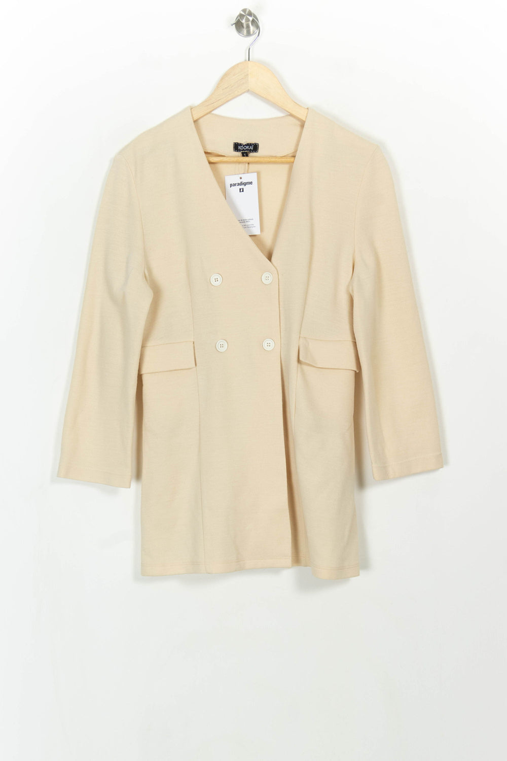 Blazer Beige - Taille S/36 de la marque Kookai | PARAD115076 - Vendu par Paradigme - Image 2
