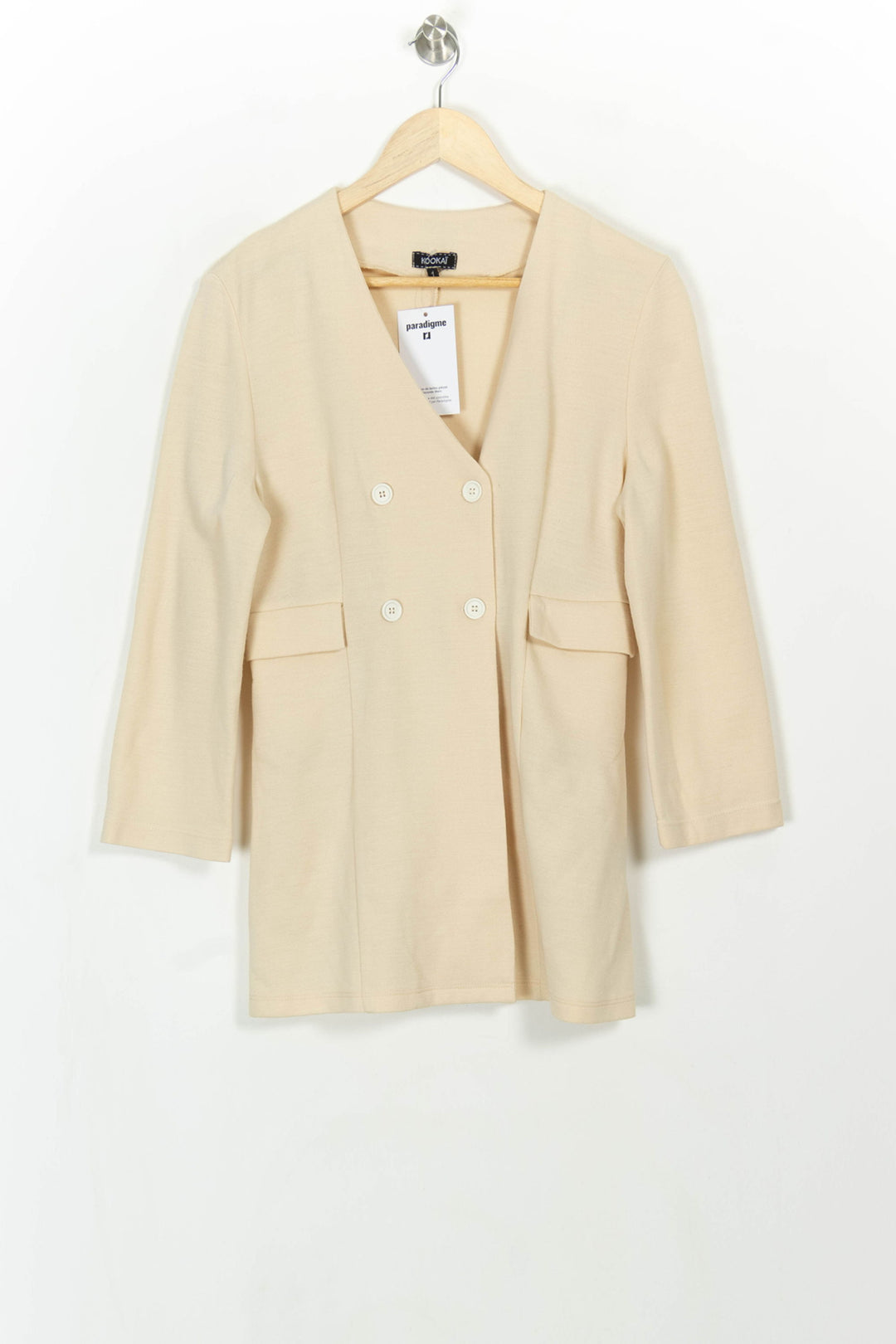 Blazer Beige - Taille S/36 de la marque Kookai | PARAD115076 - Vendu par Paradigme - Image 2