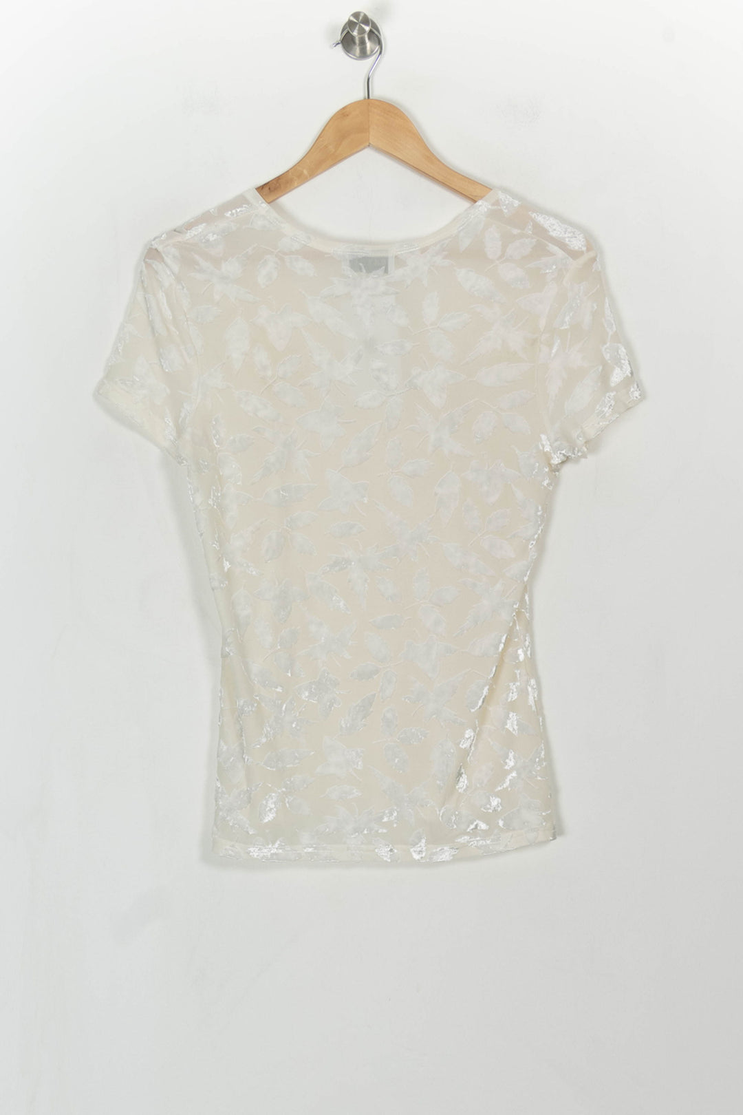 Tee-shirt Blanc - Taille L/40 de la marque Caroll | PARAD115080 - Vendu par Paradigme - Image 5