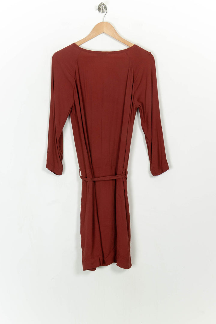 Robe Portefeuille Bordeaux - Taille L/40 de la marque Galeries Lafayette | PARAD115081 - Vendu par Paradigme - Image 5
