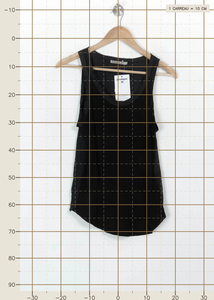 Débardeur Noir - Taille XS/34 de la marque Kookai | PARAD115082 - Vendu par Paradigme - Image 4