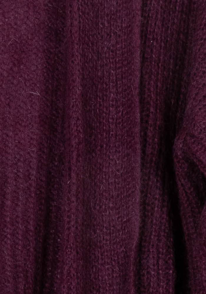 Cardigan Violet - Taille S/36 de la marque La Fée Maraboutée | PARAD115084 - Vendu par Paradigme - Image 3