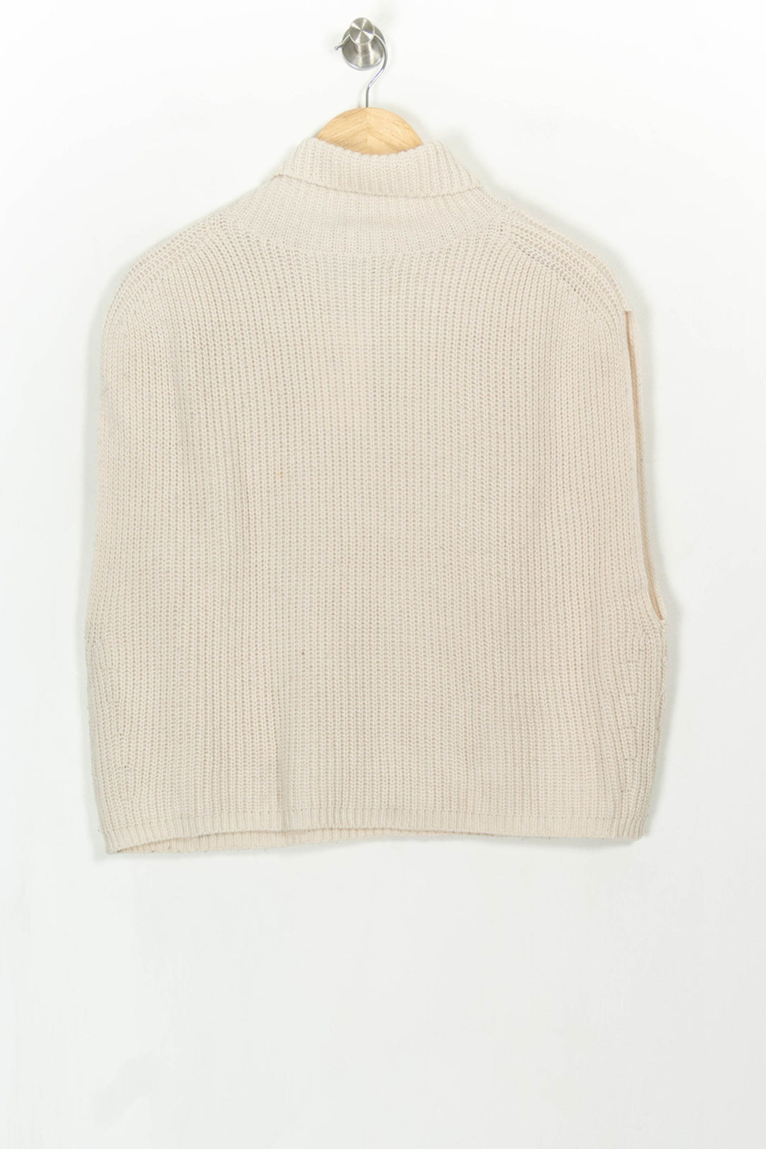 Débardeur Col Roulé Beige - Taille M/38 de la marque La Fée Maraboutée | PARAD115085 - Vendu par Paradigme - Image 5