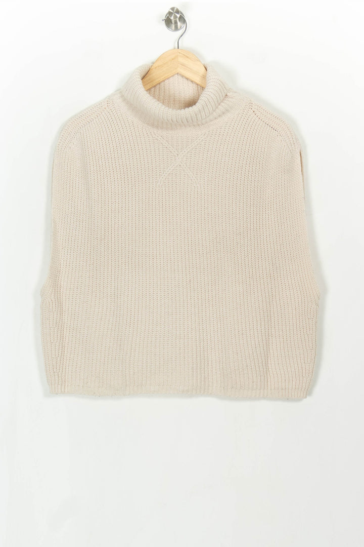 Débardeur Col Roulé Beige - Taille M/38 de la marque La Fée Maraboutée | PARAD115085 - Vendu par Paradigme - Image 2