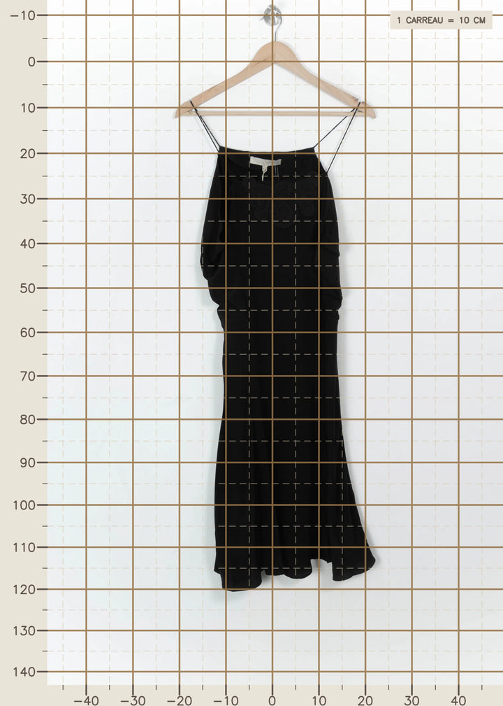 Robe Midi Noire - Taille XS/34 de la marque Vanessa Bruno | PARAD115088 - Vendu par Paradigme - Image 4